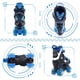thumbnail image 3 of Patines Nattork para niños, azules, ajustables, tallas 10-12, 3 of 6
