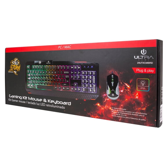 Combo Teclado Mouse Gamer Ultra Technology Open Box
