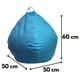 thumbnail image 3 of Pouf Pera Infantil Turquesa 60x50x50, 3 of 3