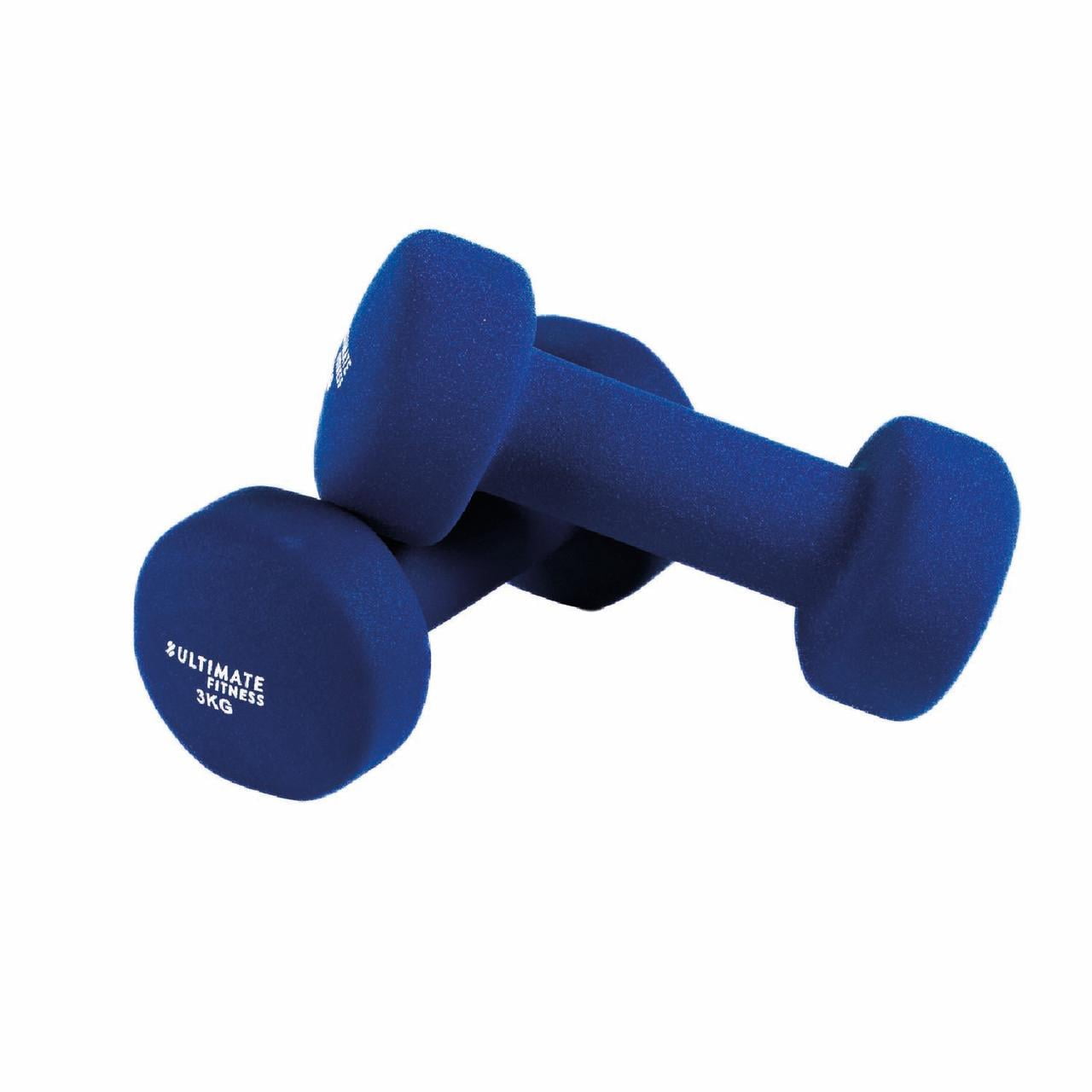 Ultimate Fitness - Mancuernas Neopreno 3 Kg (par)