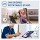 thumbnail image 4 of Funda para Tablet SUPFIVES 12.4" S7 FE/S8 Plus Resistente Negra, 4 of 6