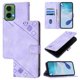 thumbnail image 1 of Funda Cartera para Motorola MOTO G35 con Soporte y Ranuras, Resistente a Golpes y Rayones Morado, 1 of 5