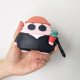 thumbnail image 2 of Funda de silicona para AirPods Pro 2 con kit de limpieza y diseño de caricatura, 2 of 7