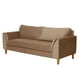 thumbnail image 2 of Sofa Milan 3C Con Resortes Pocket Tela Velvet Beige, 2 of 7
