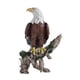 thumbnail image 2 of Figura De águila Calva En Rama De árbol, Escultura, Estatua Americana Para Sala De Estar, 2 of 3