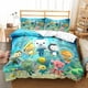 thumbnail image 1 of Cartoon four seasons bedding set three pieces bed quilt cover soft home textile polyester 3D digital printing exquisite gifts Bed Sheets, 1 of 5