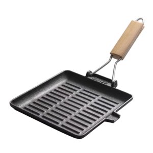 Bothyi - Parrilla Antiadherente Práctica Para Exteriores, Cocina, Camping, Interior, 20 X 20 X 19 Cm