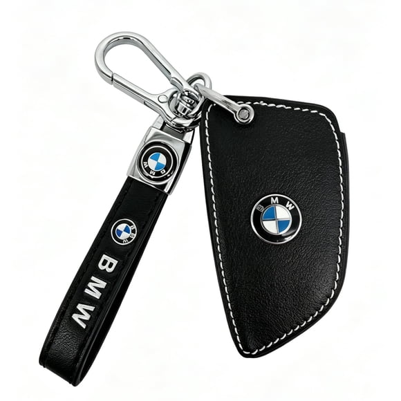 Funda de cuero negra ZERAL para mando BMW
