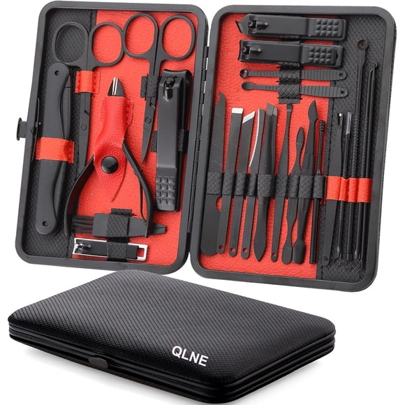 Set Manicure 25 Piezas Acero Inoxidable Estuche
