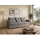 thumbnail image 1 of Sofa Budapest 3C Tela Gris, 1 of 3