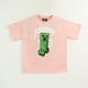 thumbnail image 1 of Polera Manga Corta Niño Damasco Creeper Boom Minecraft, 1 of 4