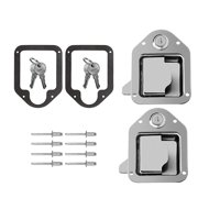 Ioensy - Caja De Herramientas, Cerradura De Paleta, Manija De Repuesto, Pestillo De Puerta De Remolque, Manija De Bloqueo