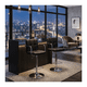 thumbnail image 1 of Pack 2 Piso De Bar Premium Capitoné Con Respaldo Lumbar Y Brazos, 1 of 7