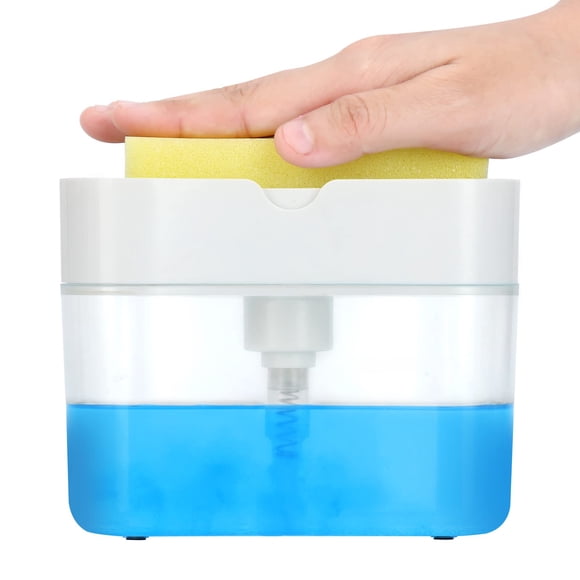 Dispensador de jabón LIFEEZY de calidad premium, 380 mL, con esponja