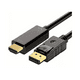 thumbnail image 4 of Cable Ulink 1.8MT  DisplayPort a HDMI 4K UL-DPHD18, 4 of 4