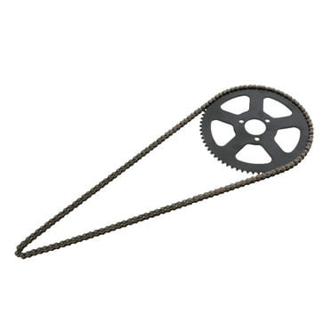 Sprocket Trasero de 68 Dientes + Cadena para Mini Pocket Bike de 49cc 2 Tiempos (Sprocket y Cadena)