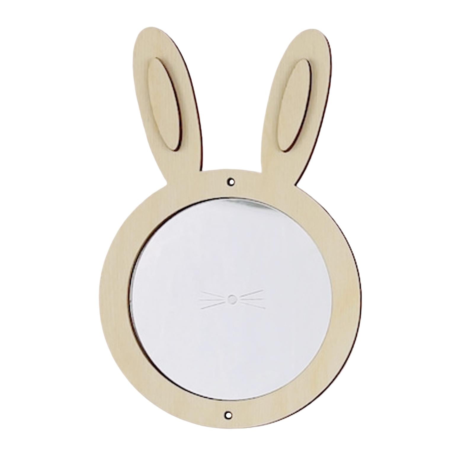 Magideal - Tablero Ocupado Para Niños Accesorios De Bricolaje Material Educación Temprana Material Didáctico Habilidades Básicas Actividades De Aprendizaje Table , Espejo Conejo