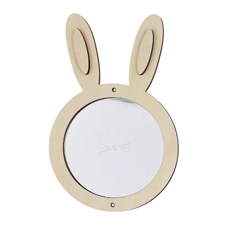 Magideal - Tablero Ocupado Para Niños Accesorios De Bricolaje Material Educación Temprana Material Didáctico Habilidades Básicas Actividades De Aprendizaje Table , Espejo Conejo