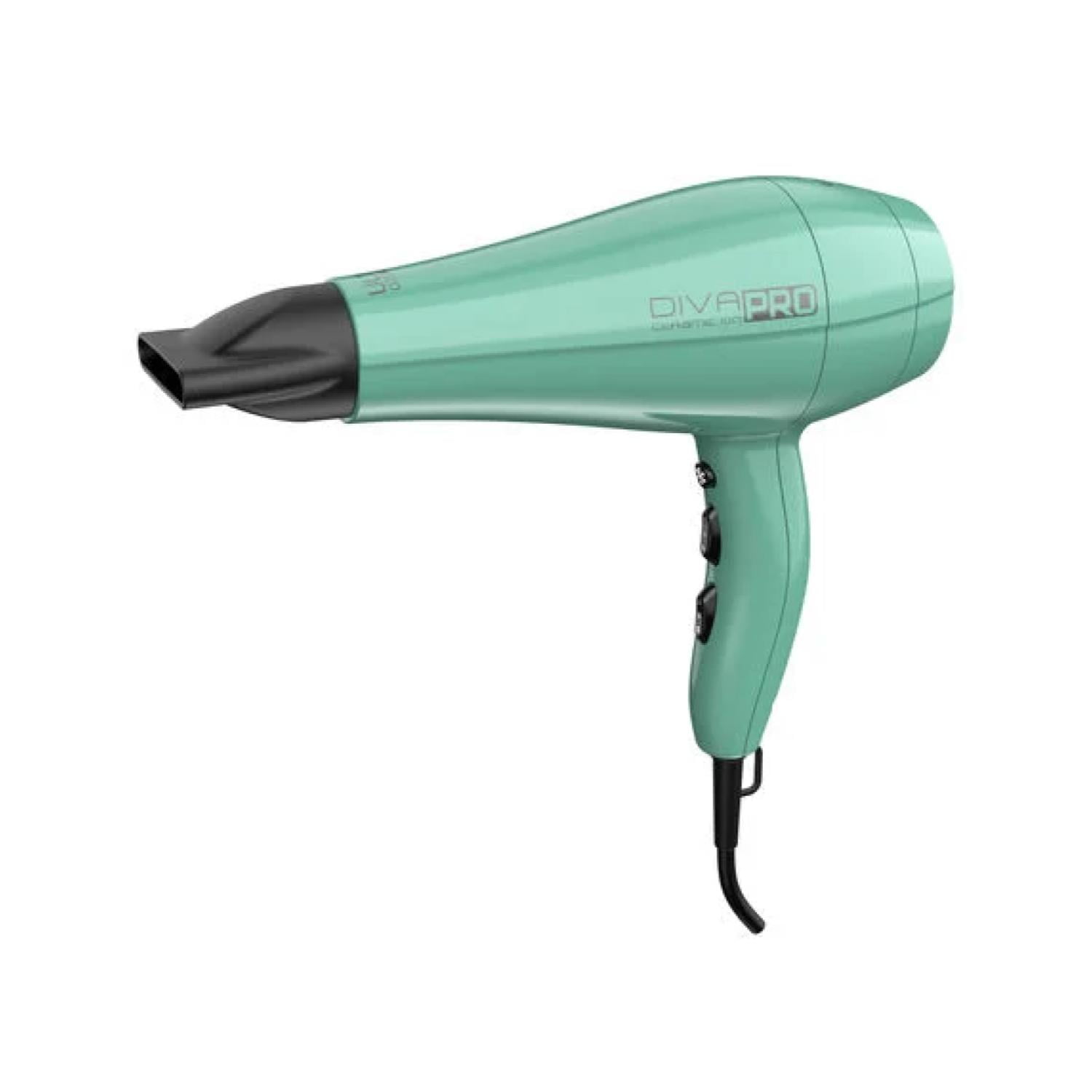 Secador De Pelo 2200w 2vel 3temp Salon Diva Pro Turquesa Gama