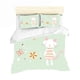 thumbnail image 2 of Lovely Cat Flower Duvet Quilt Covers Pillow Case Bedding Sets3-Piece Bedding Set (1 Duvet Cover + 2 Pillow Shams), 2 of 3