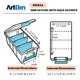 thumbnail image 2 of CAJA DE ALMACENAMIENTO ArtBin 20 cm × 38 cm × 16 cm con 3 divisores, 2 of 8