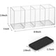 thumbnail image 2 of Xiao Hua Portalápices de Acrílico con 4 Compartimentos, Vaso Transparente para Almacenamiento de Lápices, Adecuado para Almacenamiento de Accesorios de Escritorio de Encimera, 1 Pieza, 2 of 4