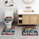 thumbnail image 2 of Metroid Dread Juego de 3 alfombras de baño de coral fleece: tapete de baño + alfombra de inodoro en forma de U + funda de tapa de inodoro en forma de O, 2 of 6