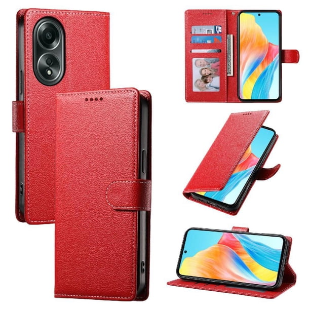 Funda para FOXDOCK Realme 12 Lite 4G– Cuero Premium, 3 ranuras para tarjetas, Protección contra impactos