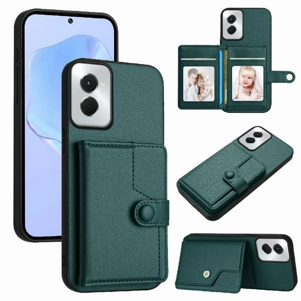 FOXDOCK Funda para Motorola Moto G Power 5G 2024 con Bloqueo RFID - Diseño Elegante con Cierre de Botón