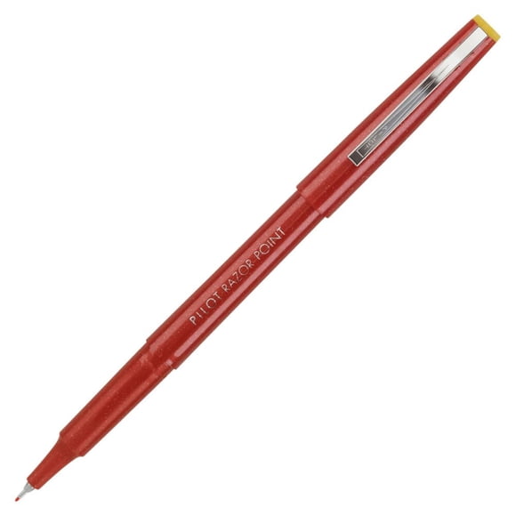 Rotuladores Razor Point Ultrafinos De Tinta Roja De 0 3 Mm X12