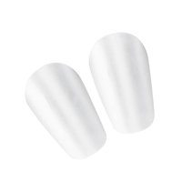 Magideal - 2Pcs Mini Fútbol Guardanes De Protección De La Protección De La Espinilla De La Espinilla Compactos Equipos De Fútbol Protectores De Fútbol Guardias P Xs Blanco 8Cmx5Cm