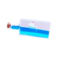 Magideal - Líquido Líquido Juguetes Líquido Derrape Botella Flotante Barco Modelo Escritorio Insumergible Barco Juguete Líquido Derrape Botella Juguete Educativo Estilo E