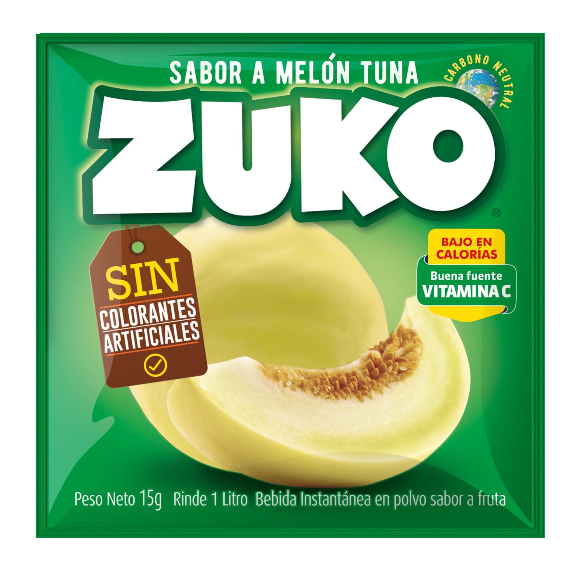 Refresco Sabor Melón Tuna Sobre 15 g Zuko