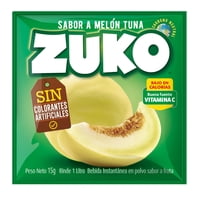 Refresco Sabor Melón Tuna Sobre 15 G Zuko