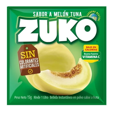 Refresco Sabor Melón Tuna Sobre 15 G Zuko
