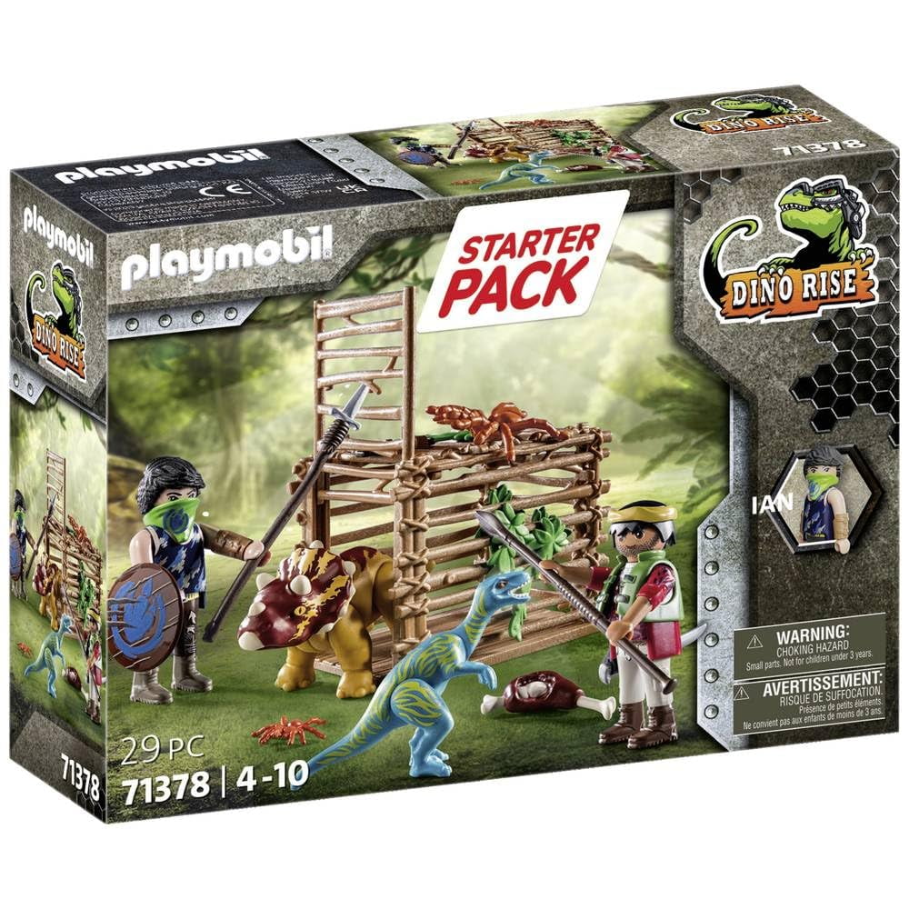 Toy Playmobil Starter Pack Mission Free Triceratops