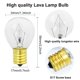 thumbnail image 2 of Bombilla para Lámpara de Lava PaeorRorL 30W Base E17 120V Luz Blanca Cálida, 2 of 9