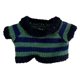 thumbnail image 1 of Suéter De Punto Para Muñeco De Peluche, Ropa De Bricolaje De Moda, Top Para Muñecas De 15 Cm, Rayas Verdes, 1 of 3