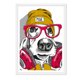 thumbnail image 1 of Cuadro Perro More con Marco Blanco, 1 of 1