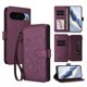 thumbnail image 1 of Funda Cartera Mariposa para [Google Pixel 11 Pro XL] con Soporte y Cremallera Violeta, 1 of 6