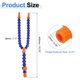thumbnail image 2 of Uxcell 2 Paquete G1/2" Rosca Flexible Agua Aceite Tubo de Refrigerante, 400mm Boquilla Redonda Ajustable, 2 of 6