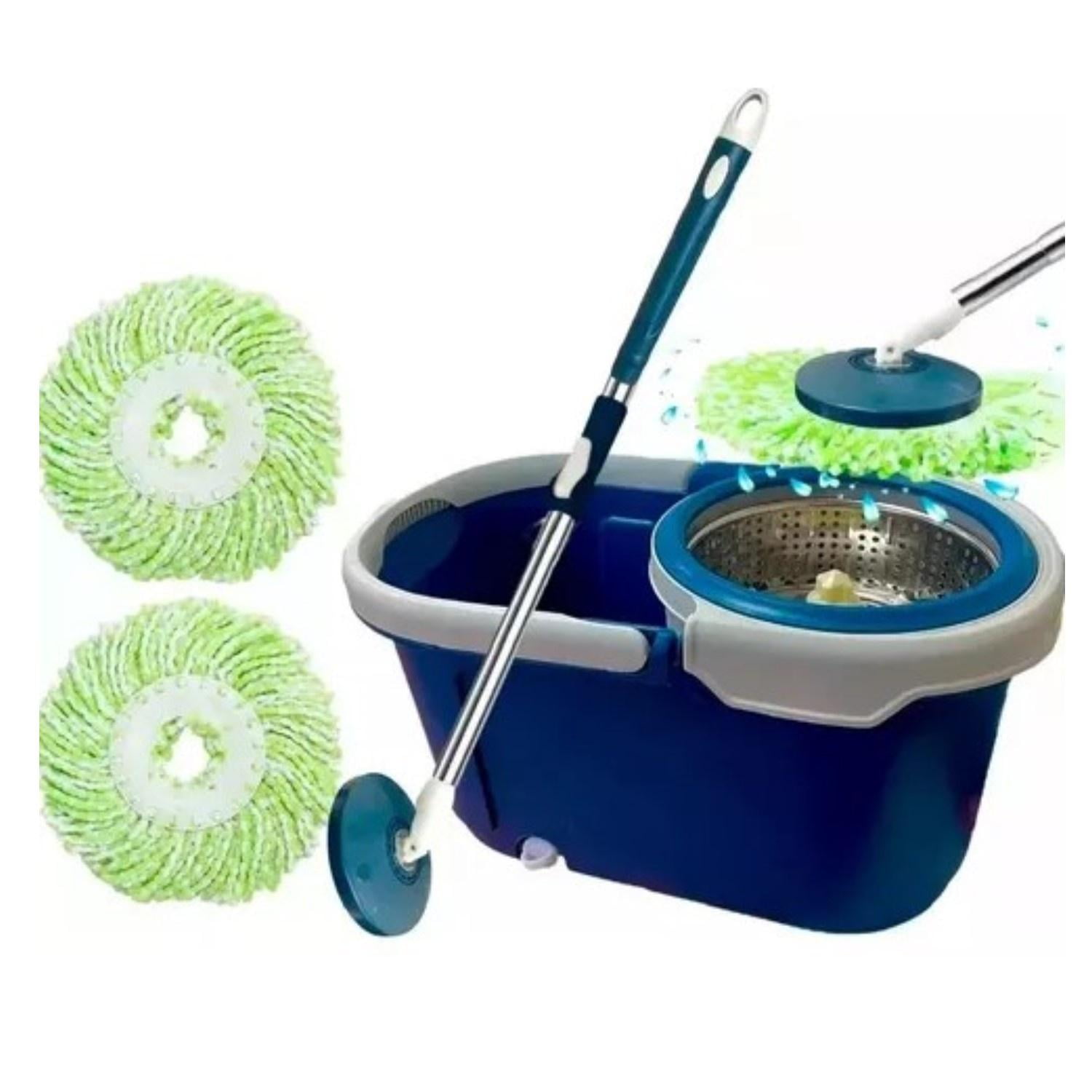 Citotools - 2 Mopas Giratoria 360° Paño Trapeador Trapero + Canasto