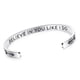 thumbnail image 1 of Pulsera SAM & LORI con mensaje inspirador, brazalete ajustable para adolescentes, 1 of 6