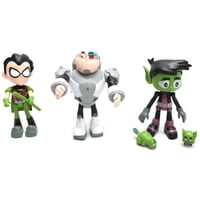 Nickelodeon - Juguete Figuras Jóvenes Titanes 3 Piezas 13Cm Accesorios