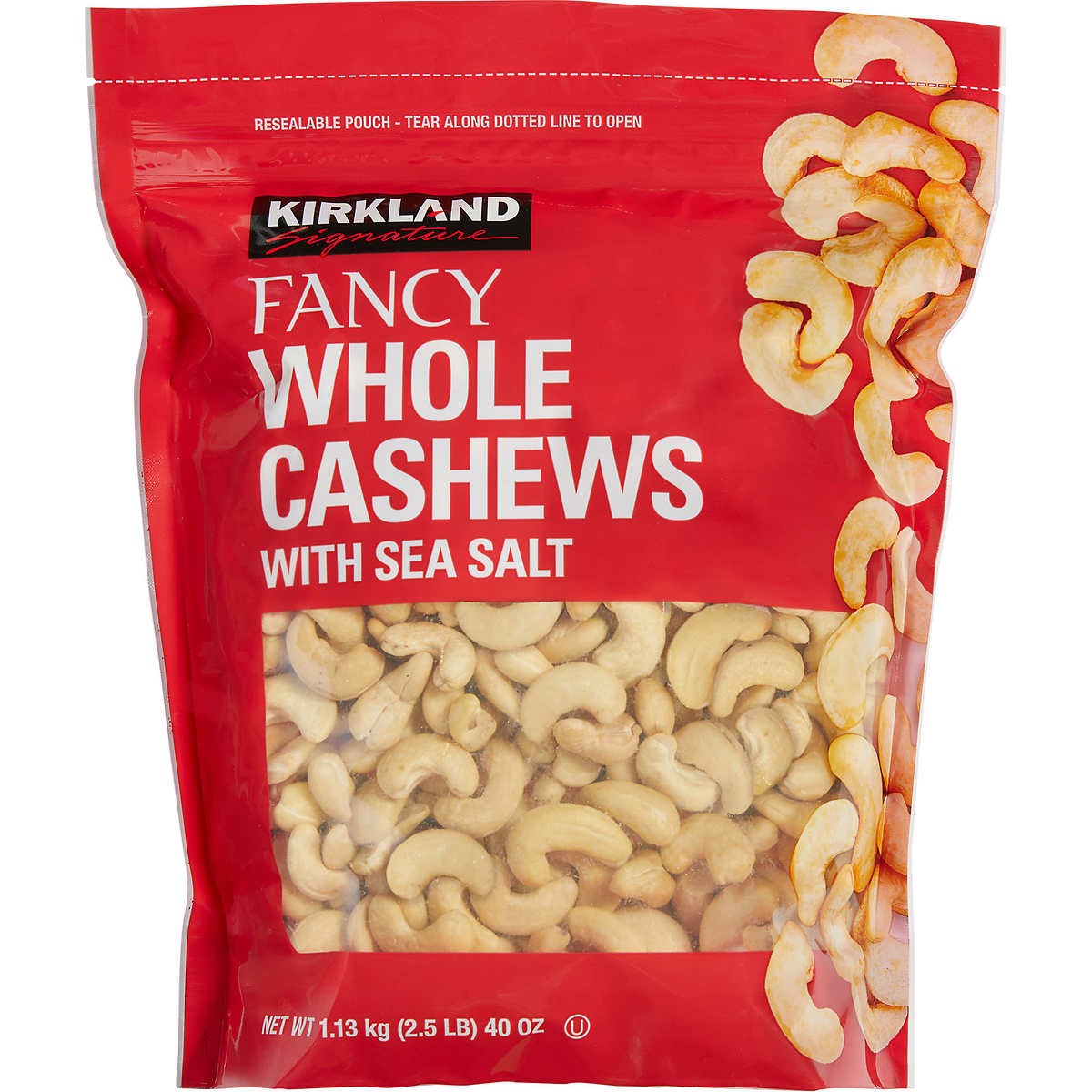 Kirkland, Signature Fancy Whole Cashews * 1.13 Kg