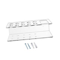 Ioensy - Soporte Para Rotuladores De Pizarra Blanca, Estante De Almacenamiento Para Borradores De Material De Oficina Para El Hogar, Transparente