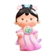thumbnail image 5 of Estatua De Colección De Estatuillas Chinas Tang Girl Para Sala De Estar, Mesa, Oficina, 4,2 Cm X 3,2 Cm X 7,4 Cm, 5 of 5