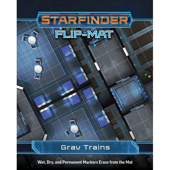Flip-Mat Starfinder Grav Trains Paizo 61 x 76 cm