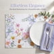 thumbnail image 5 of REGALWOVEN Juego de 6 Manteles Individuales de Estilo Rústico para Decoración de Mesa de Comedor Interior y Exterior Lavables Mantel de Cocina Limpiar con Paño Flores E 18*12in, 5 of 5