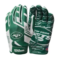Guantes De Fútbol Wilson Nfl Stretch Fit Youth New York Jets